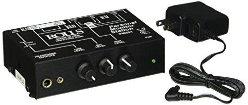 Rolls PM351 Personal Mon.Station,1/4"in,XLRmic in/thru,1/4&1/8"out